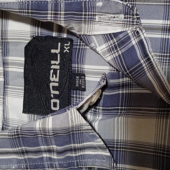 O'Neill Other - O'Neill Kids Children's Plaid Short Sleeve Surfer Shirt Size XL Extra Large EUC